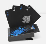24K Gold or Stealth Black Waterproof Playing Cards