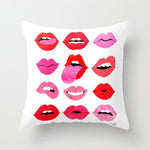 Sultry Modern Red Cushion Covers 45x45cm