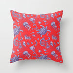 Sultry Modern Red Cushion Covers 45x45cm