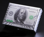 Dollar Style Waterproof Plastic Playing Cards with Box