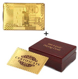 Dollar Style Waterproof Plastic Playing Cards with Box
